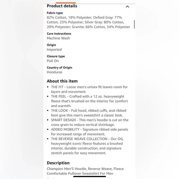 New Champion Pullover Sweater Unisex Small White With Original Logo C . - Picture 9 of 15